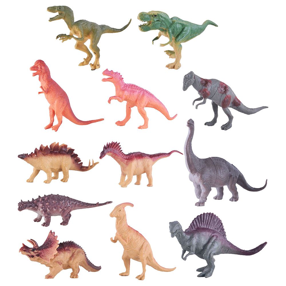 Power Joy - Figurine - Dinosaur - 6-Inch - 4pcs - Style may vary