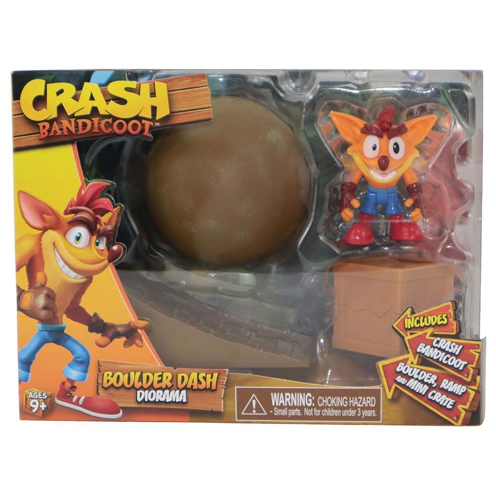 Crash - 2.5-Inch Boulder Dash Diorama Playset