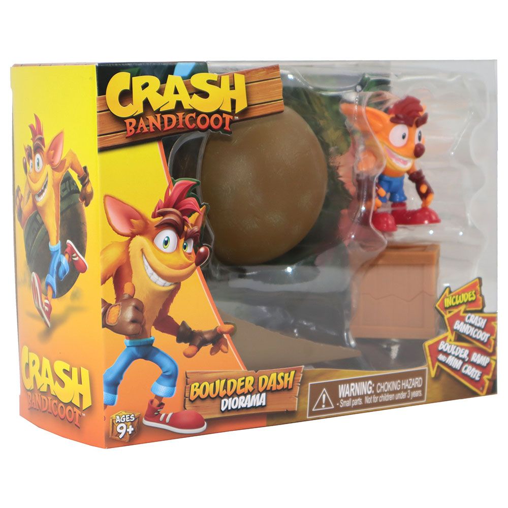 Crash - 2.5-Inch Boulder Dash Diorama Playset