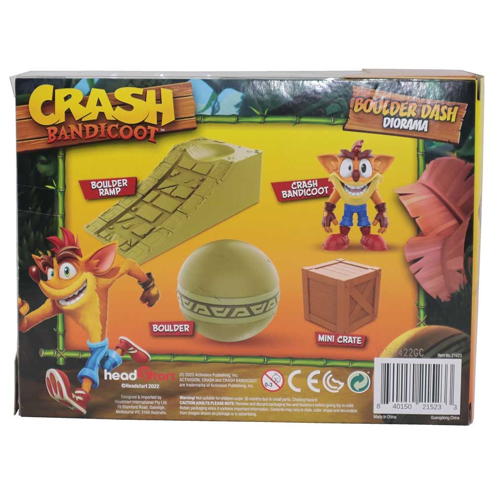 Crash - 2.5-Inch Boulder Dash Diorama Playset