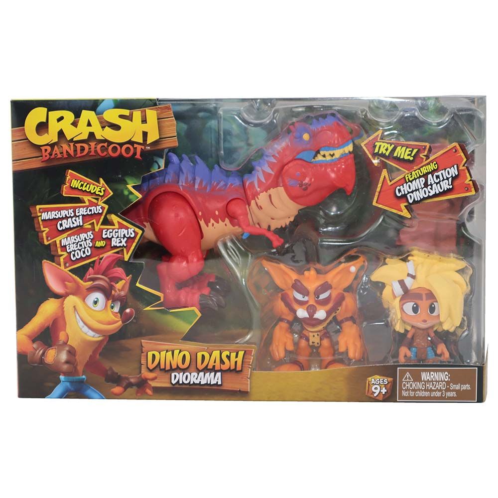 Crash - 2.5-Inch Dino Dash Diorama Playset