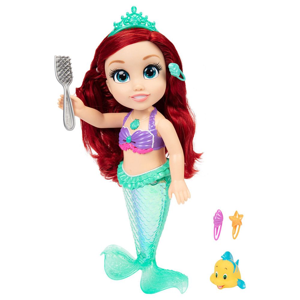 Disney - Princess Doll Ariel Singing Friend - 14-Inch