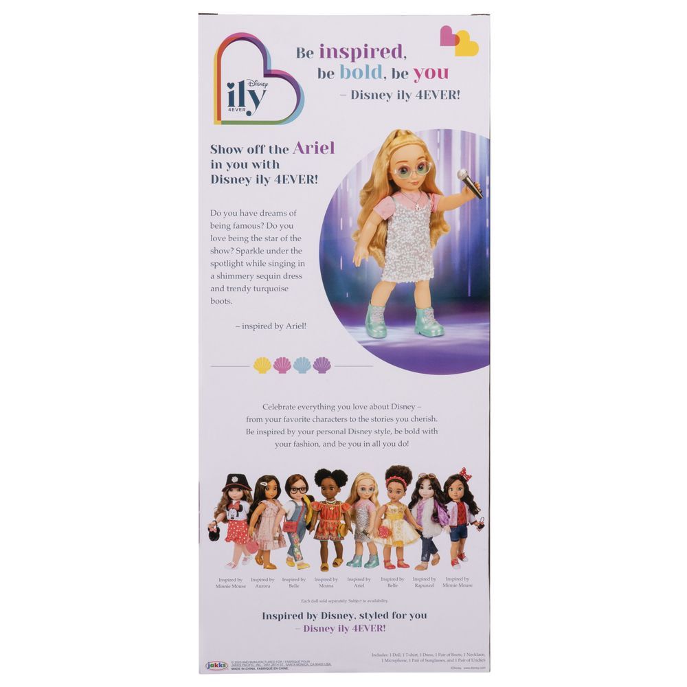 Disney - Ariel Caucasian Blonde Inspired ILY Doll 18-inch