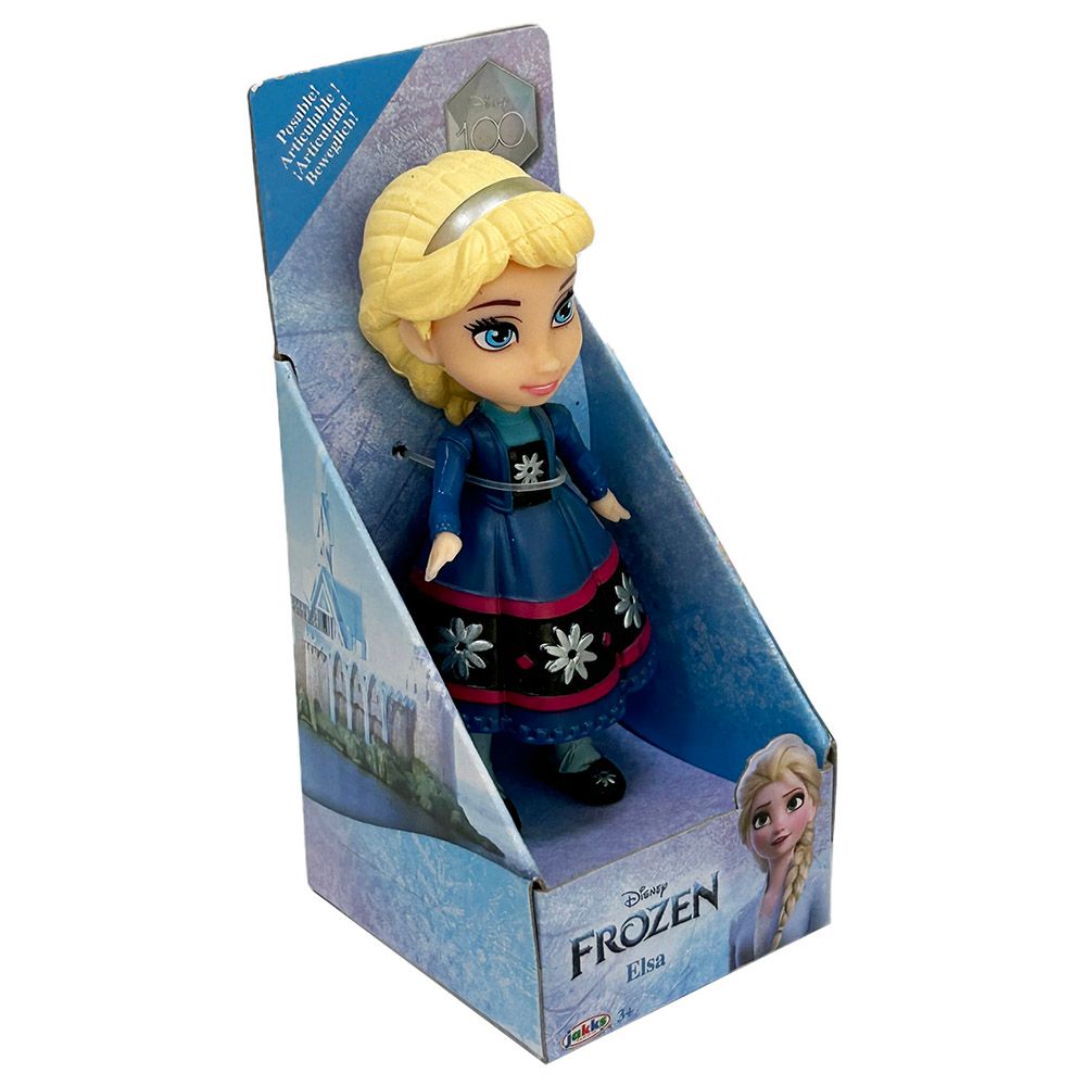 Disney - Mini Princess Doll - Elsa With Hair Bond - 3-Inch