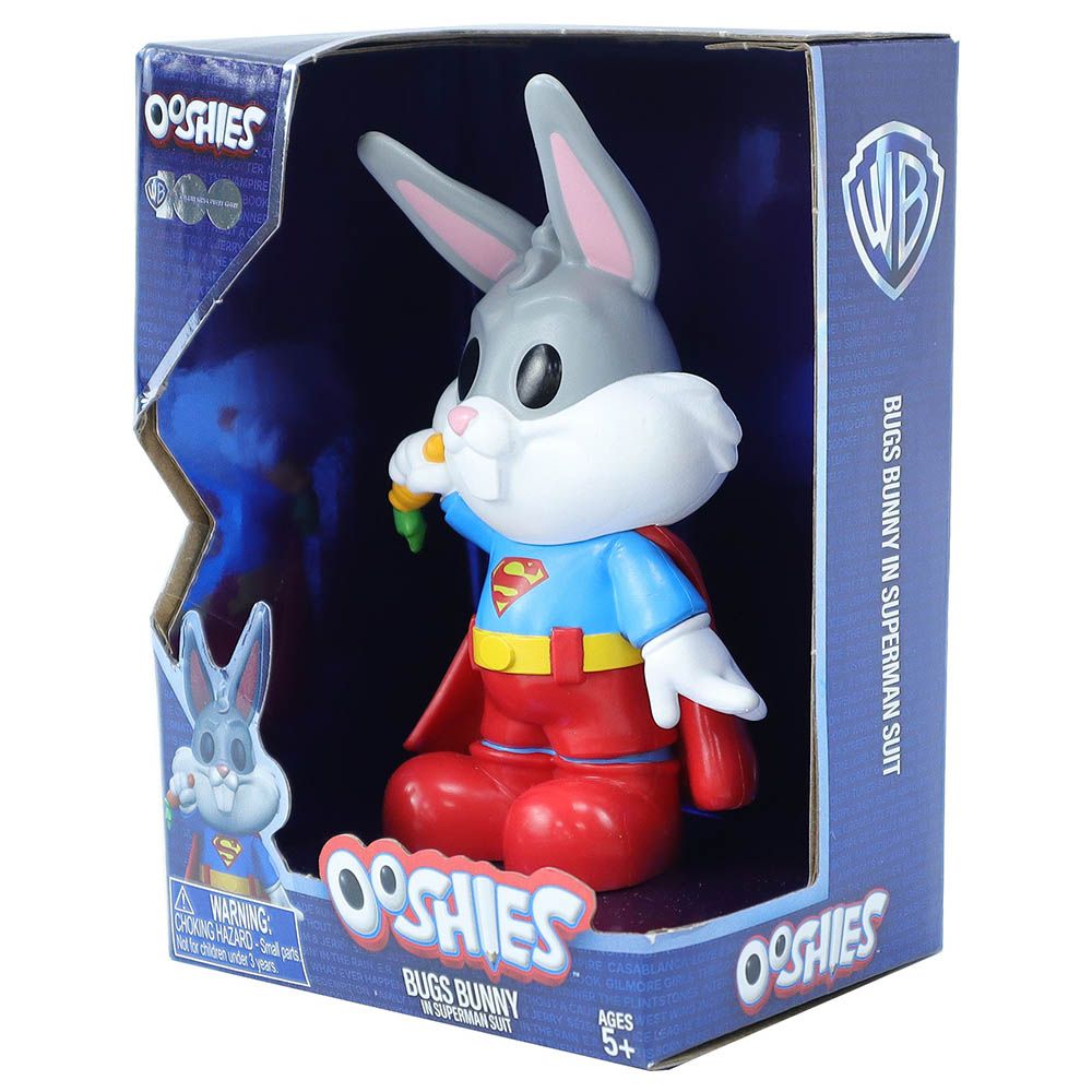 Warner Bros - Mashup Ooshies Vinyl 4-inch - Bugs Bunny Superman Suit