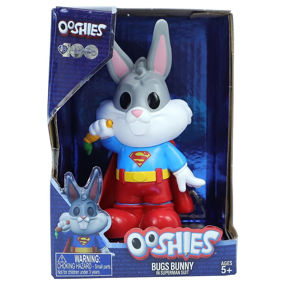 Warner Bros - Mashup Ooshies Vinyl 4-inch - Bugs Bunny Superman Suit