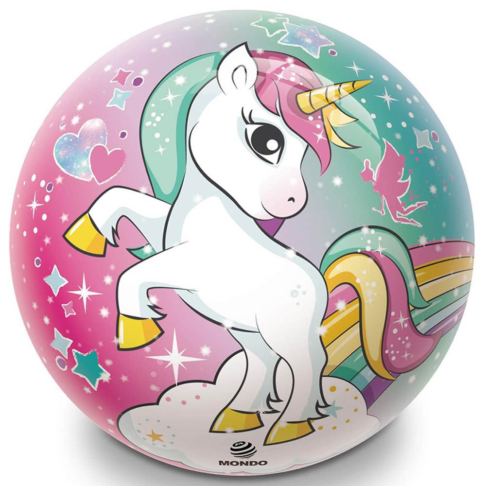 Mondo - PVC Ball Unicorn 23cm - Assorted 1pc