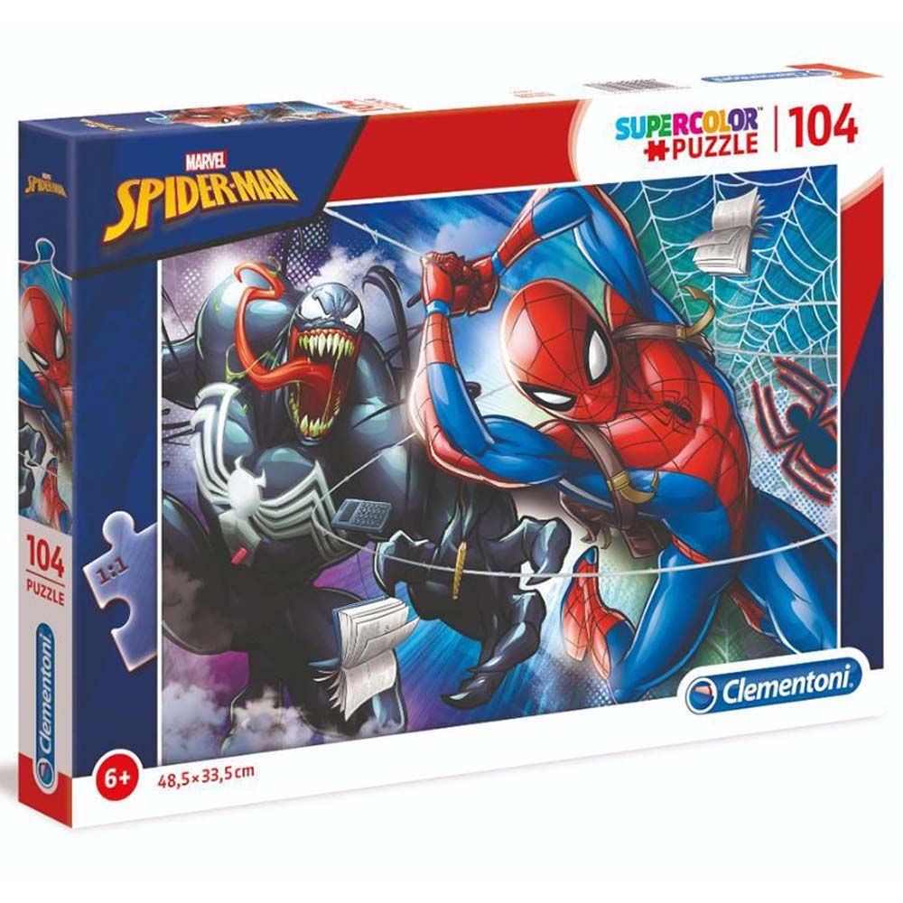 Clementoni - Marvel Spiderman Puzzle - 104pcs