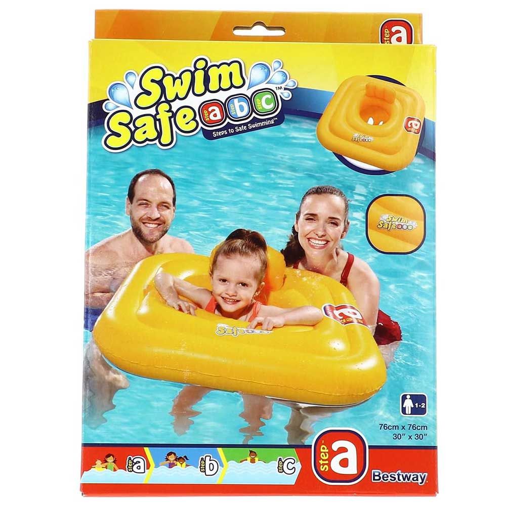 Bestway - Swim Safe Baby Support Step - Inflatable Pool Float - Yellow