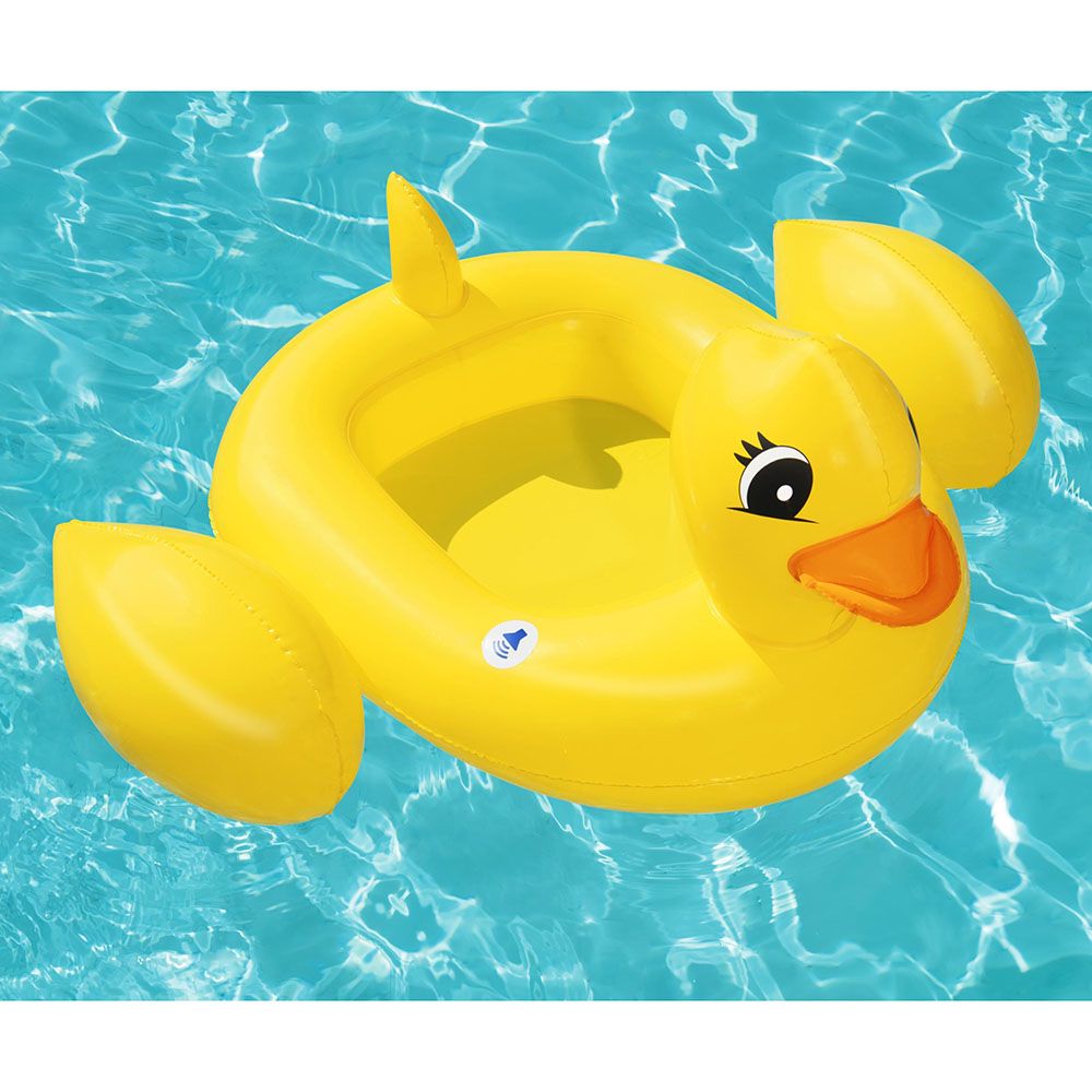 Bestway - UV Care Fun Speakers Duck Baby Boat - yellow - Inflatable Pool Float