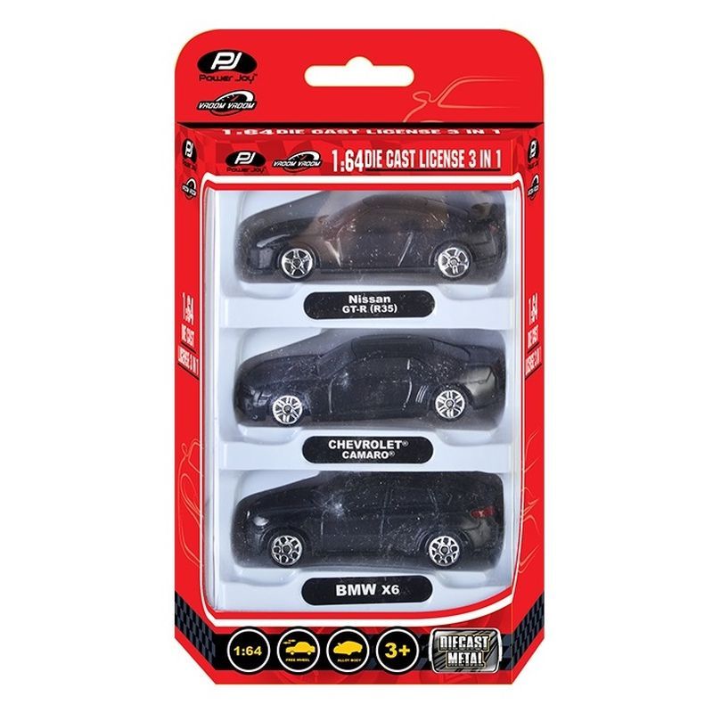 Power Joy - V.Vroom Diecast Licensed 3-in-1