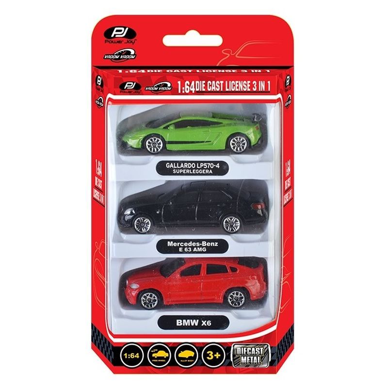 Power Joy - V.Vroom Diecast Licensed 3-in-1