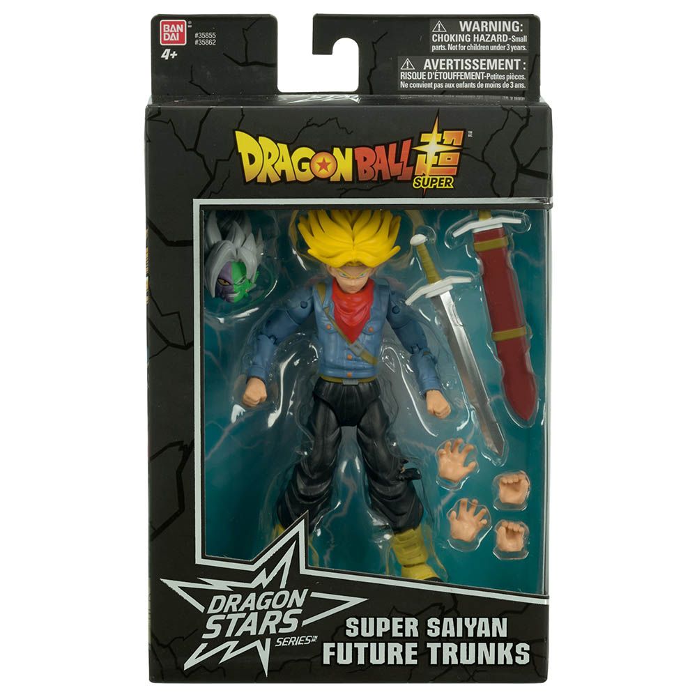 Bandai - Dragonball Stars S.Saiyan F.Trunks Figure 6.5-inch