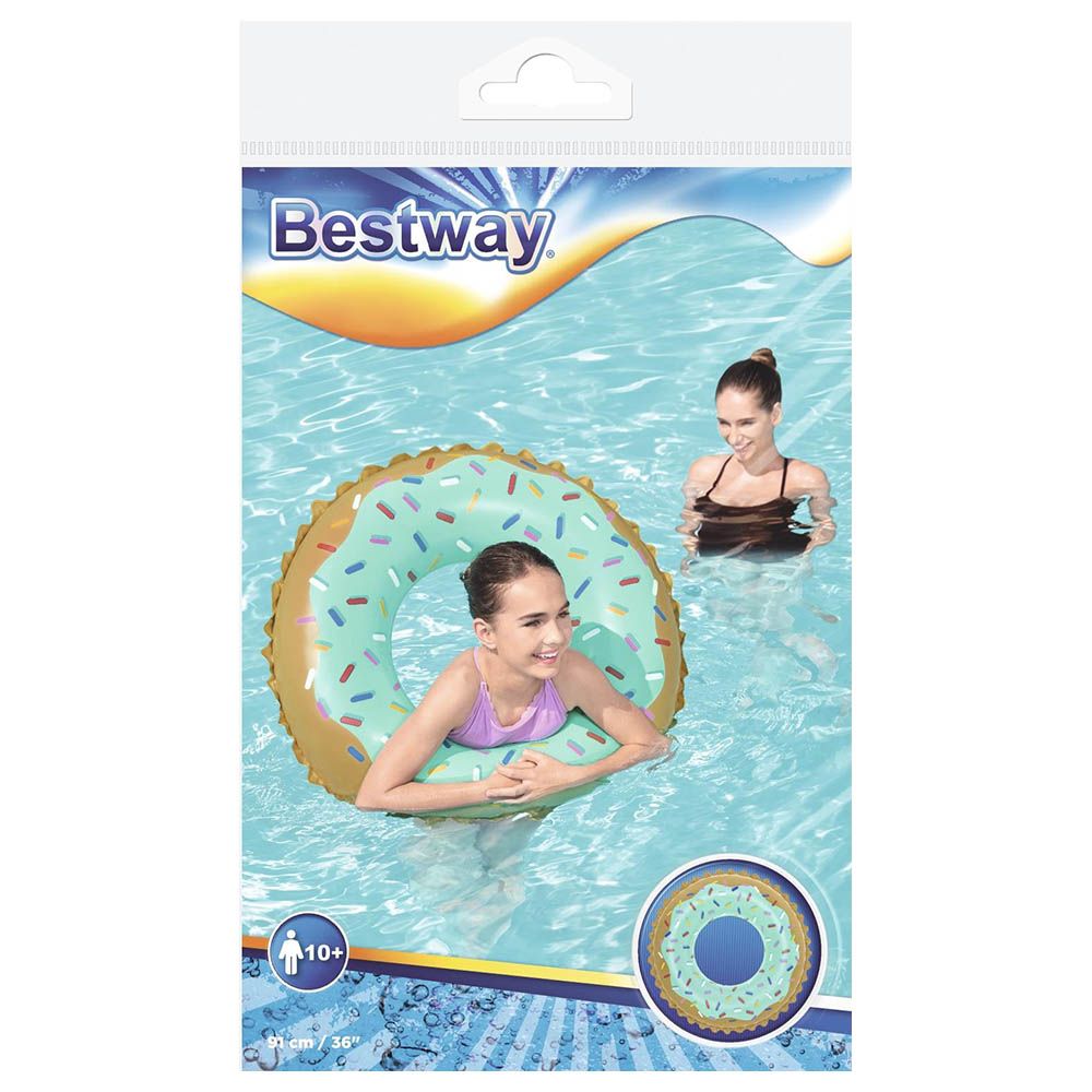 Bestway - Sweet Donut Swim Ring - 91cm - Inflatable Pool Ring