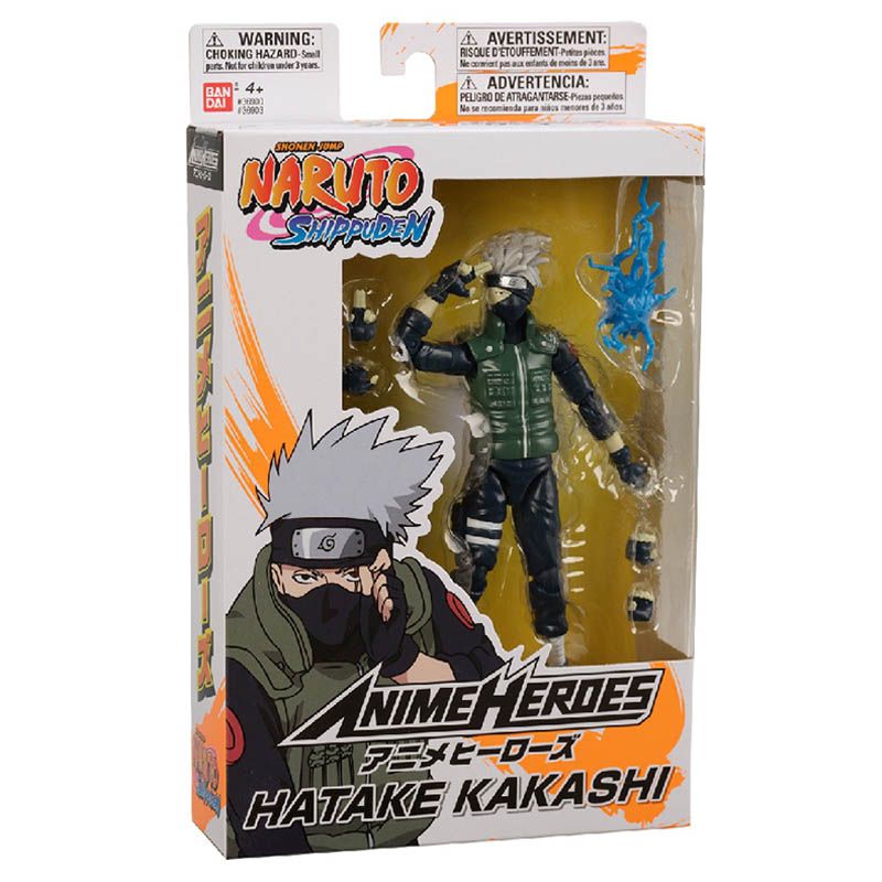 Bandai - Anime Heroes Naruto Hatake Kakashi 6.5-inch