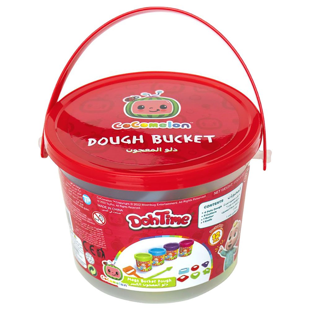 DohTime - Cocomelon Mega Dough Bucket W/ Tools 