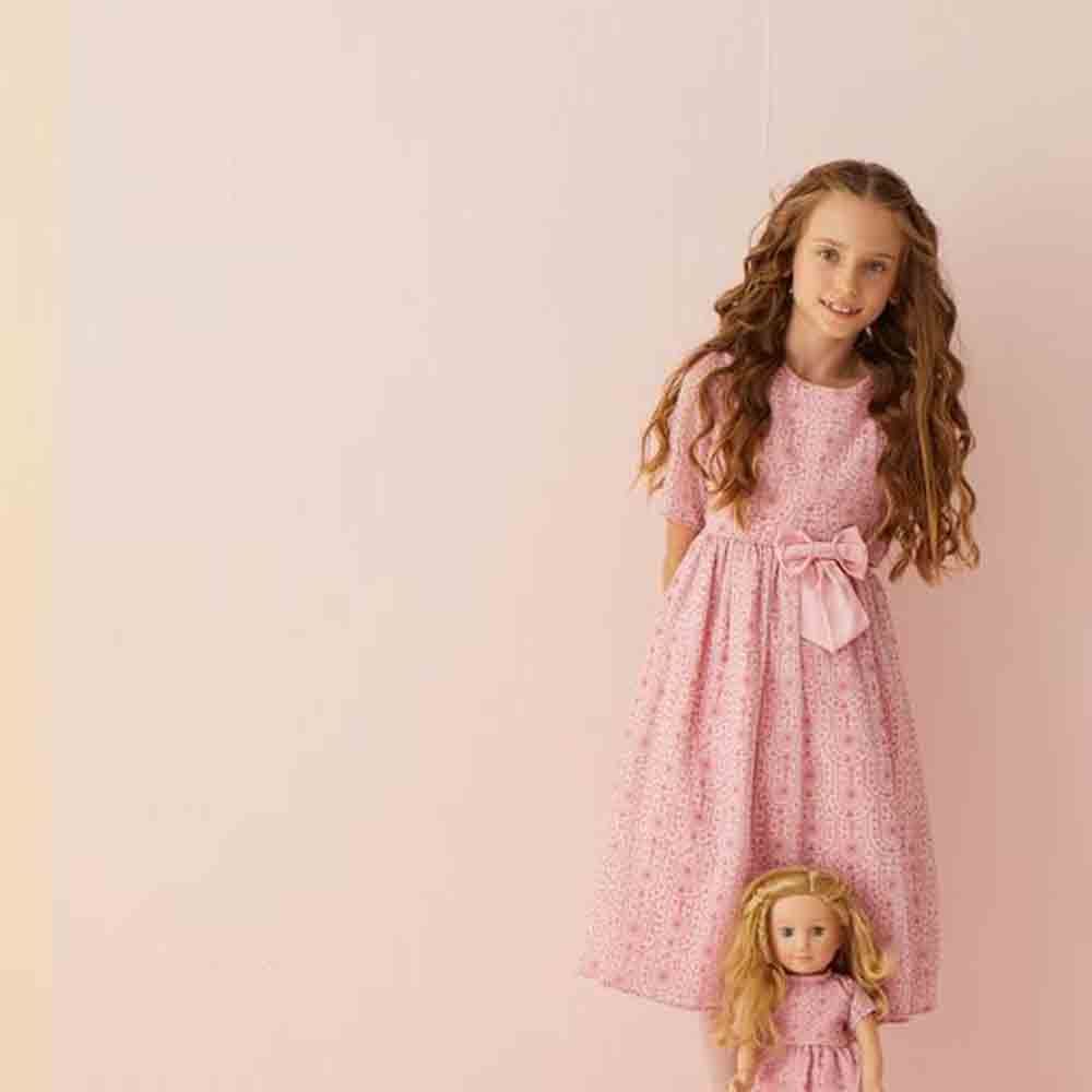 Hayati Girl - Bow Chic Dress - Pink