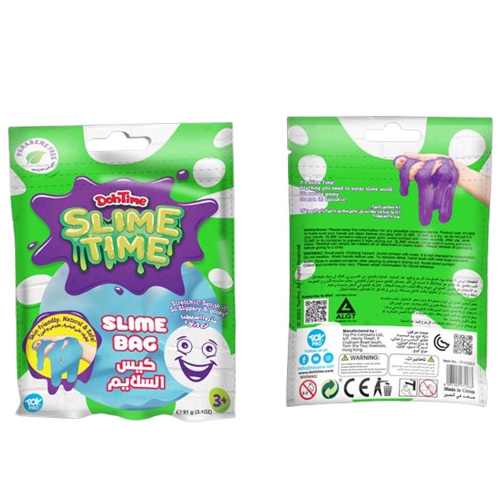 DohTime - Slime Bag 3oz - Assorted 1pc