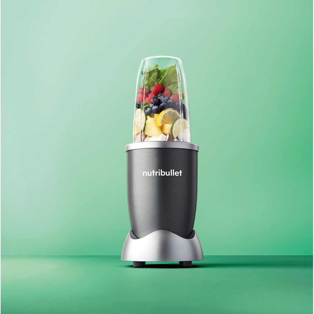 NutriBullet - 9pc Accessories High-Speed Blender 600W - Gray