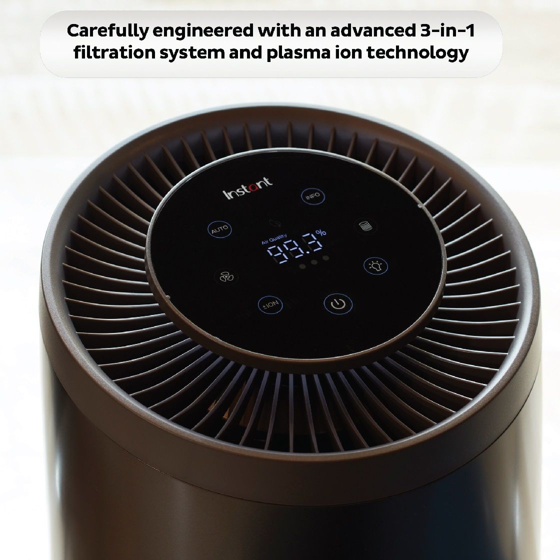 Instant Brand - Air Purifier AP300B - Black