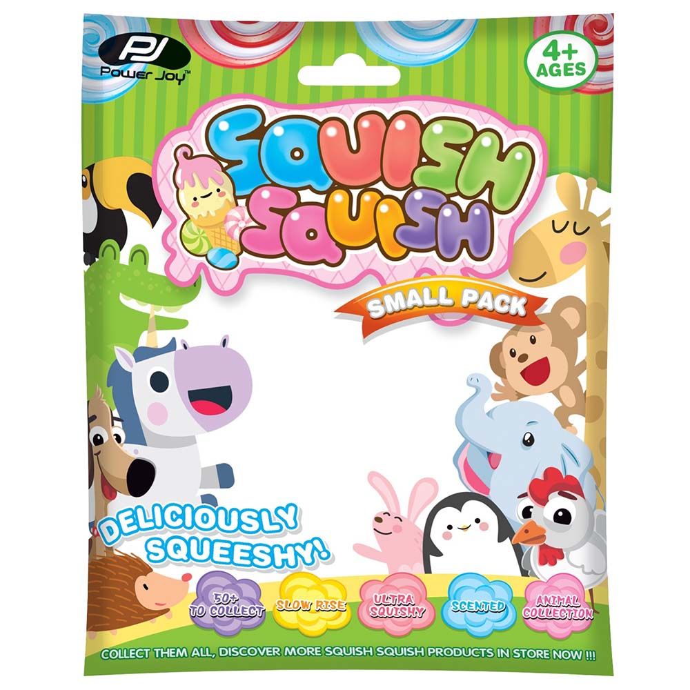 Power Joy - Squish Animal Small Pack of 1 - Assorted