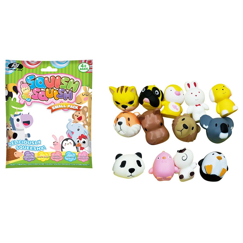 Power Joy - Squish Animal Small Pack of 1 - Assorted