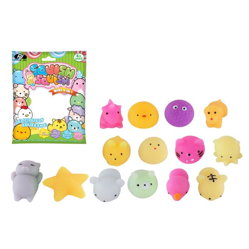 Power Joy - Squish Squish Animal Mini 4-in-1