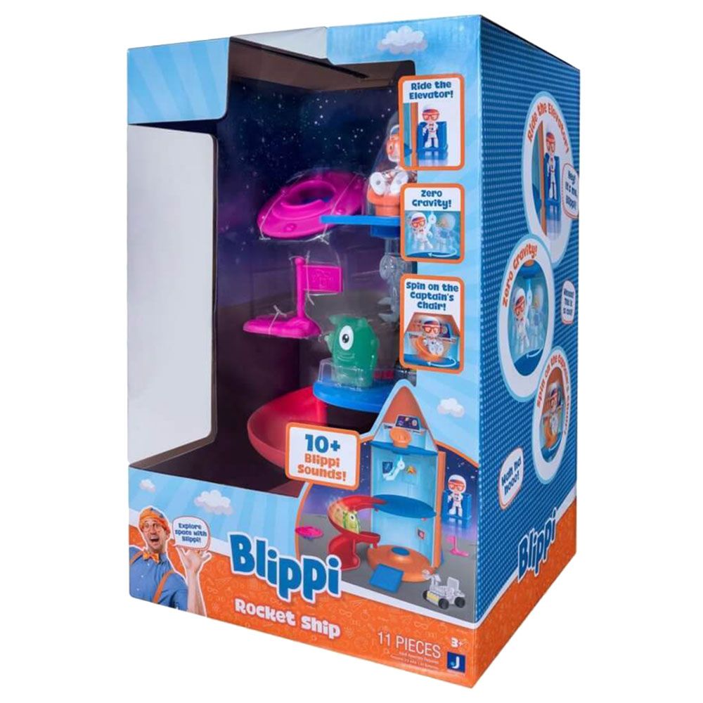 Blippi - Rocket Ship Playset - 11pcs