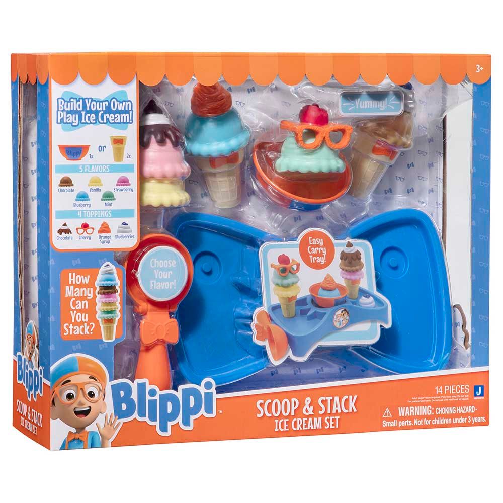 Blippi - Roleplay Scoop & Stack Ice Cream Set