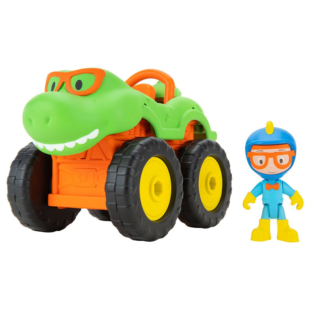 Blippi - Feature Vehicle Monster Truck Build Set - 9pcs