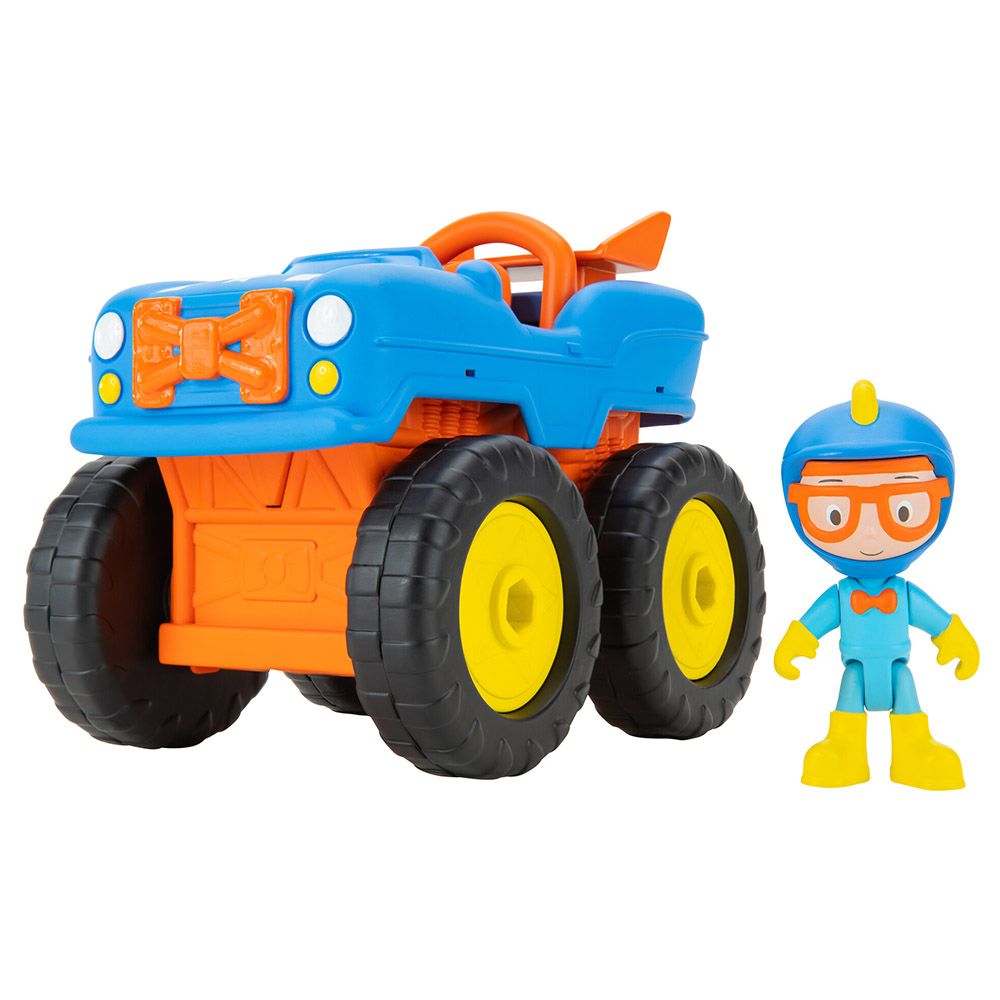 Blippi - Feature Vehicle Monster Truck Build Set - 9pcs