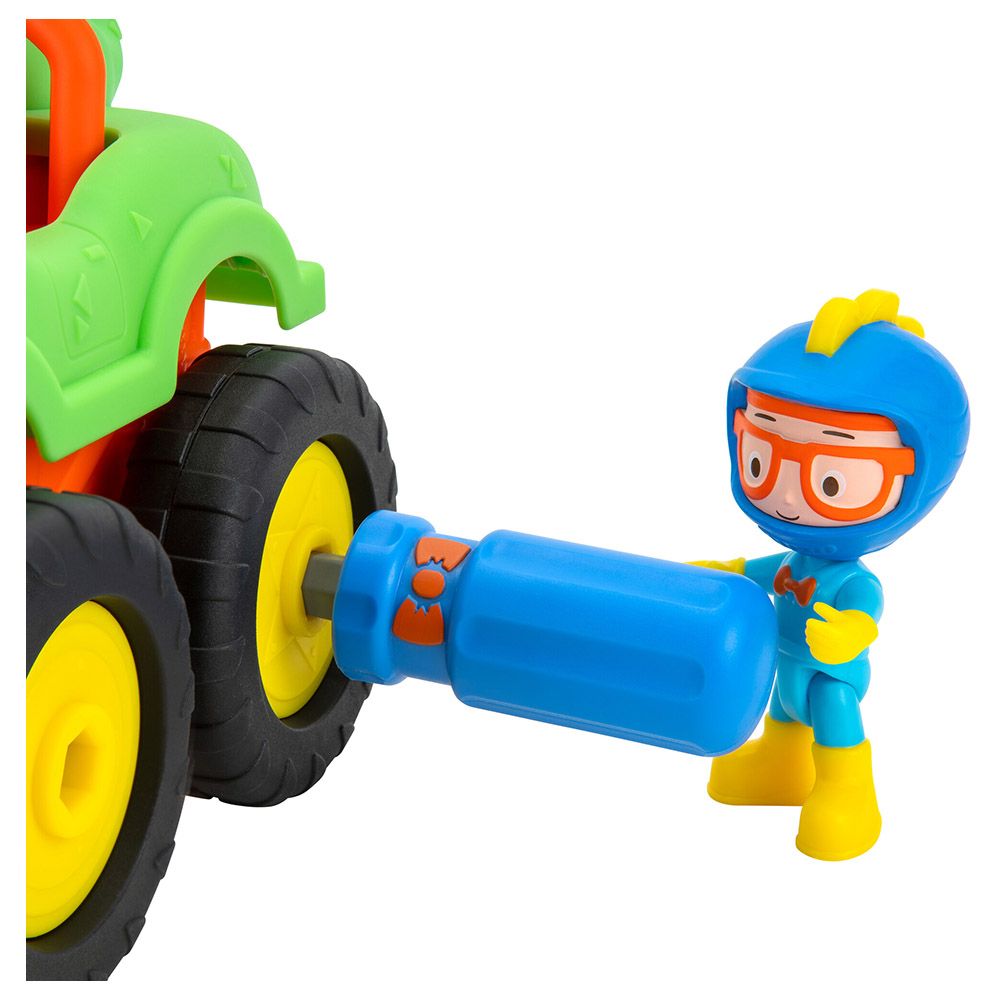 Blippi - Feature Vehicle Monster Truck Build Set - 9pcs