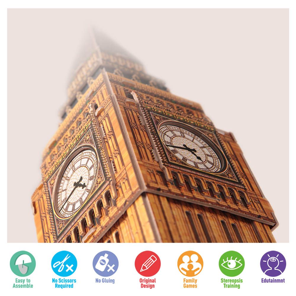 CubicFun - 3D Puzzle Big Ben London - 44pc