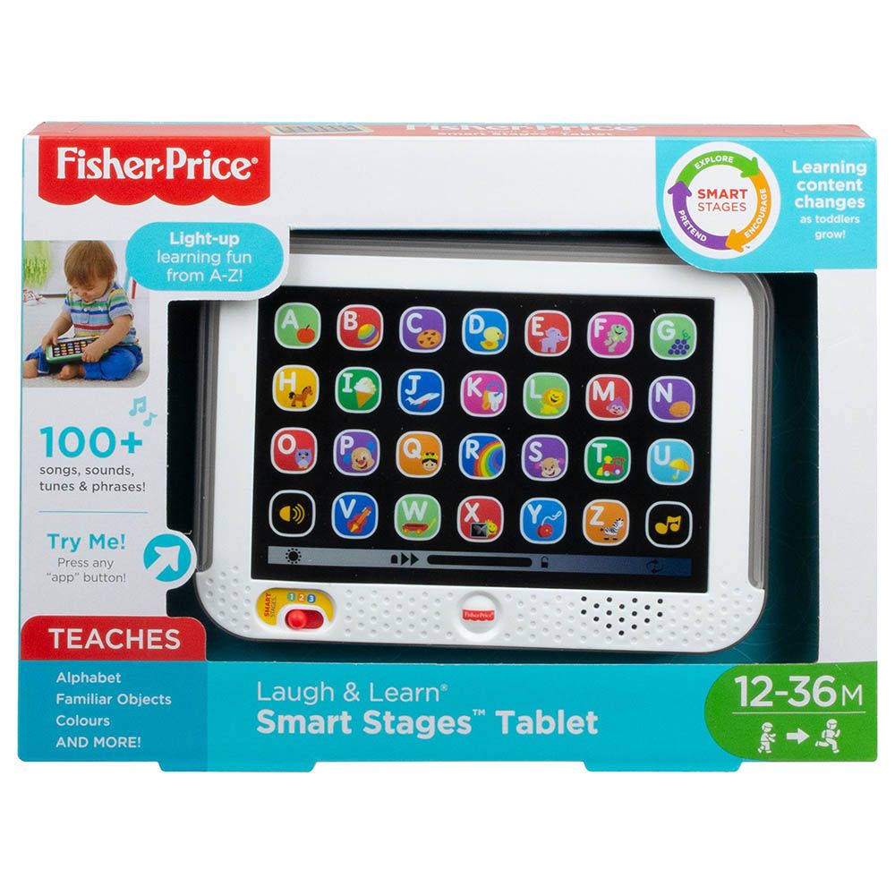 Fisher-Price - LNL Smart Stages Tablet, English-Grey