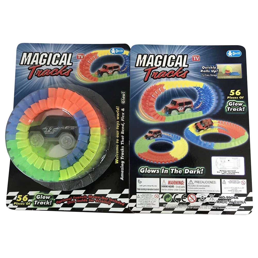 Power Joy - Magic Car Track 2.3Ft - 56pcs