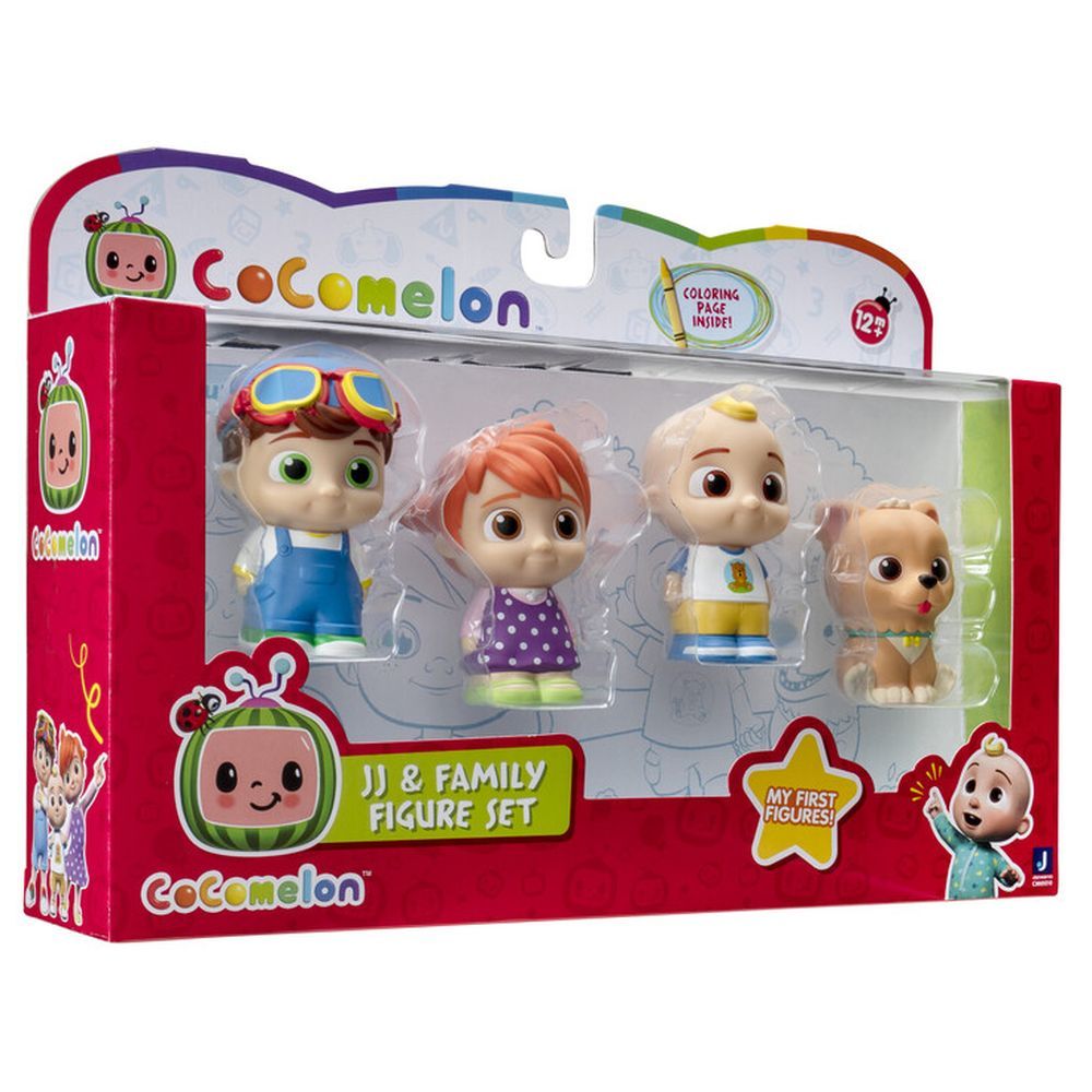 Cocomelon - JJ & 4 Family Figure Pack