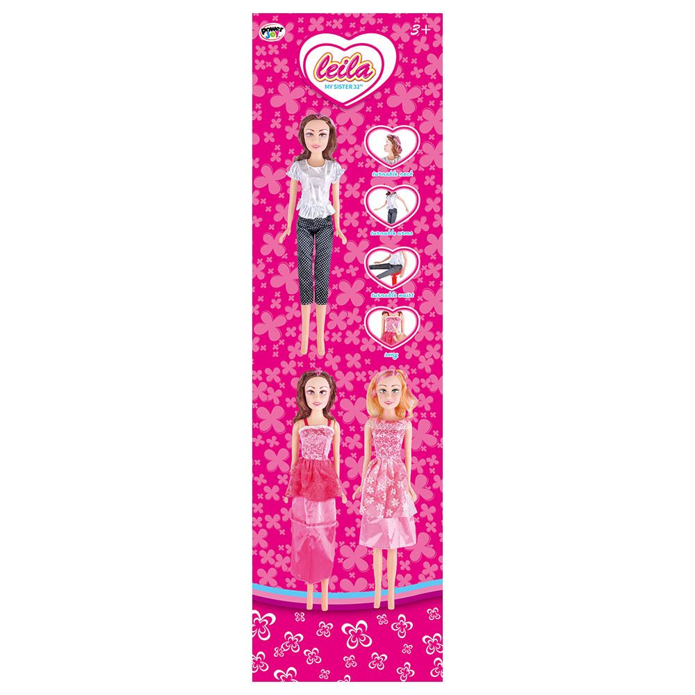 Power Joy - Leila My Sister Fashion Doll - 80cm - Assorted 1 pc