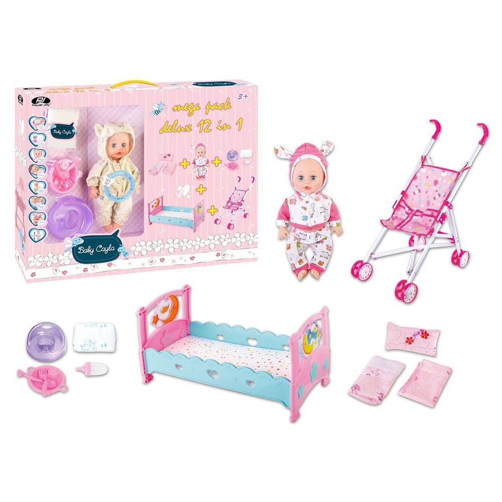 Power Joy - Baby Cayla Deluxe With 12 Sounds - Assorted