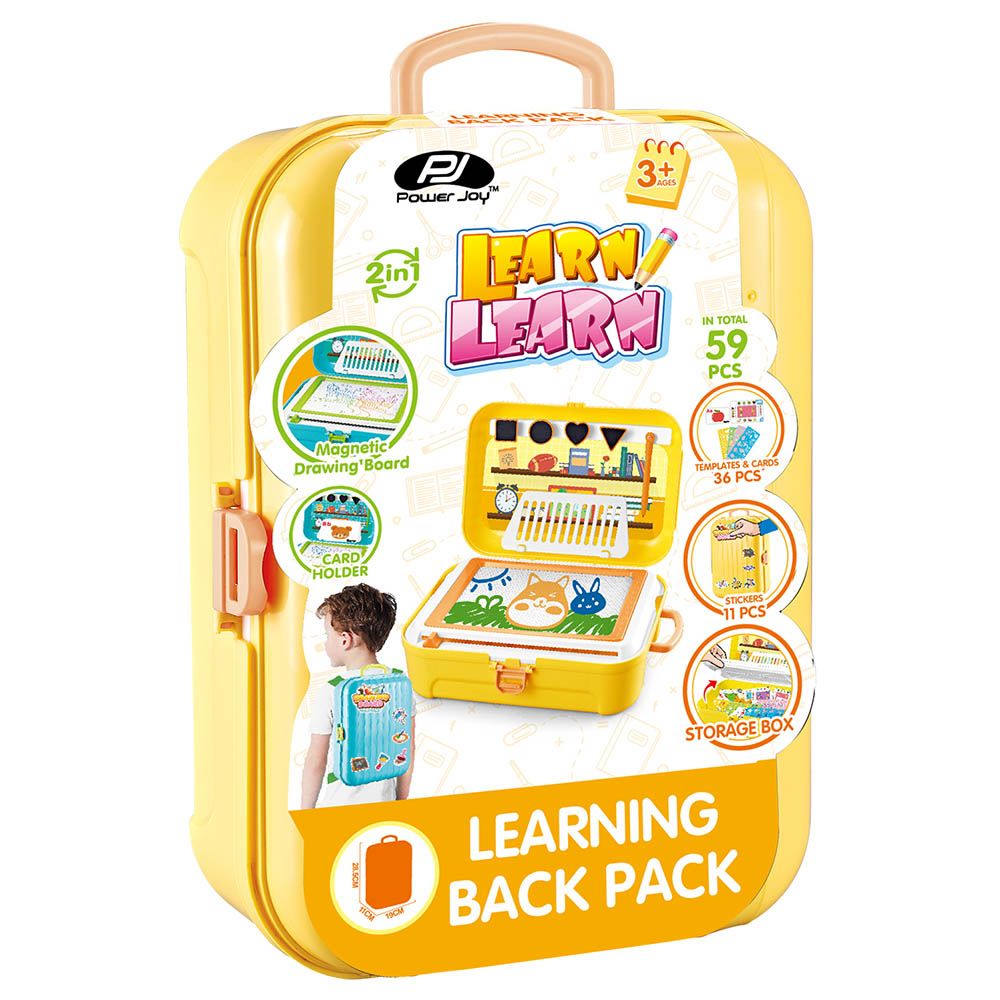 Power Joy - Learn Learn - Learning Backpack - Assorted 1pc