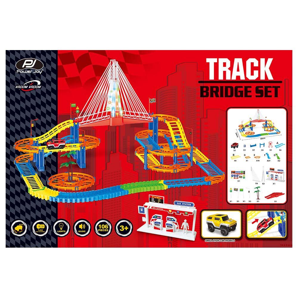 Power Joy - Vroom Vroom Magic Track Bridge Set