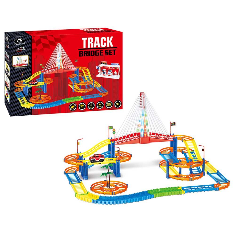 Power Joy - Vroom Vroom Magic Track Bridge Set