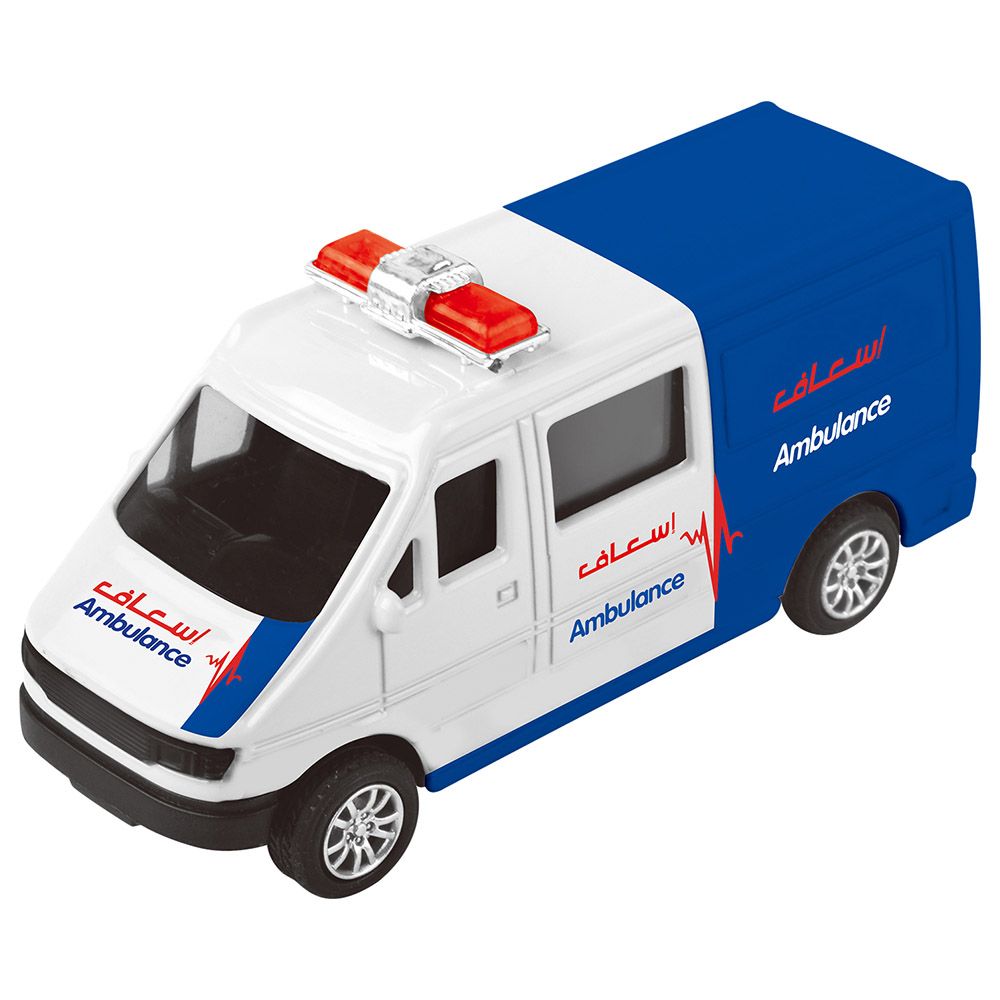 Power Joy - Vroom Vroom Diecast Ambulance - White