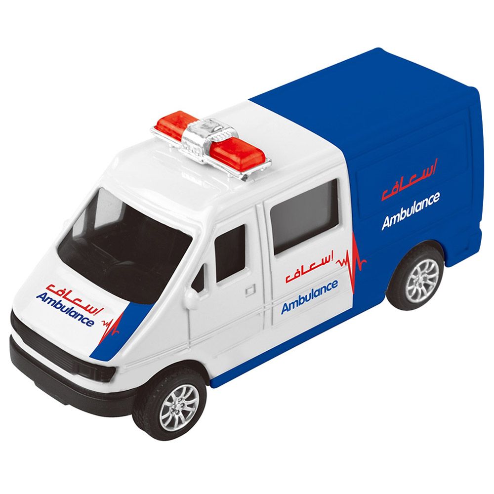 Power Joy - Vroom Vroom Diecast Ambulance - White