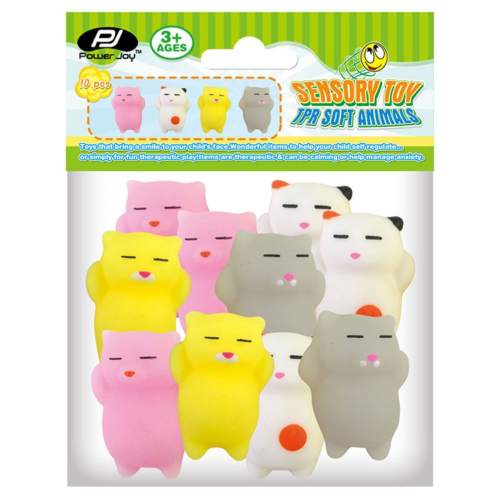 Power Joy - Sensory Toy Soft Animals 10pc