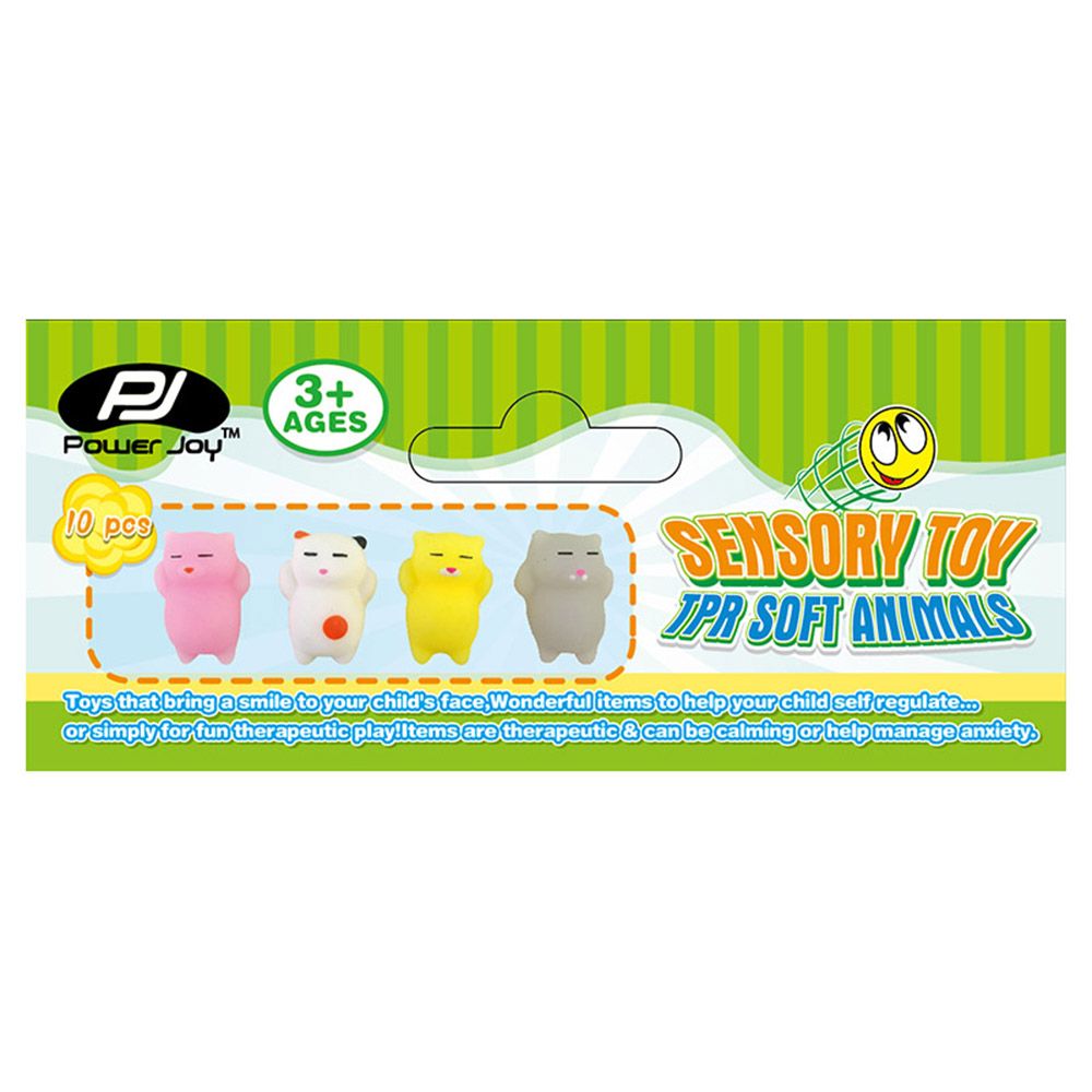 Power Joy - Sensory Toy Soft Animals 10pc