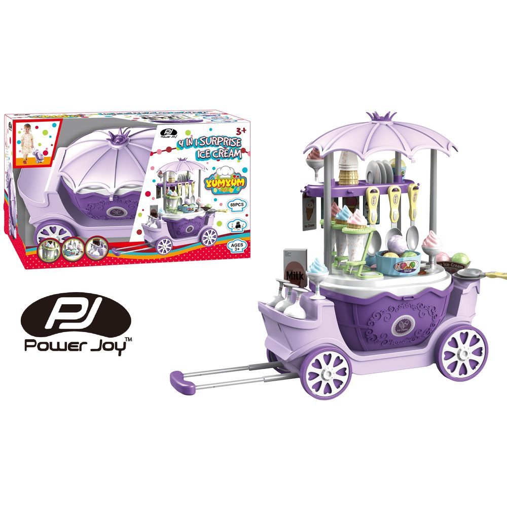 Power Joy - 4-in-1 Yumyum Surprise Icecream - Purple