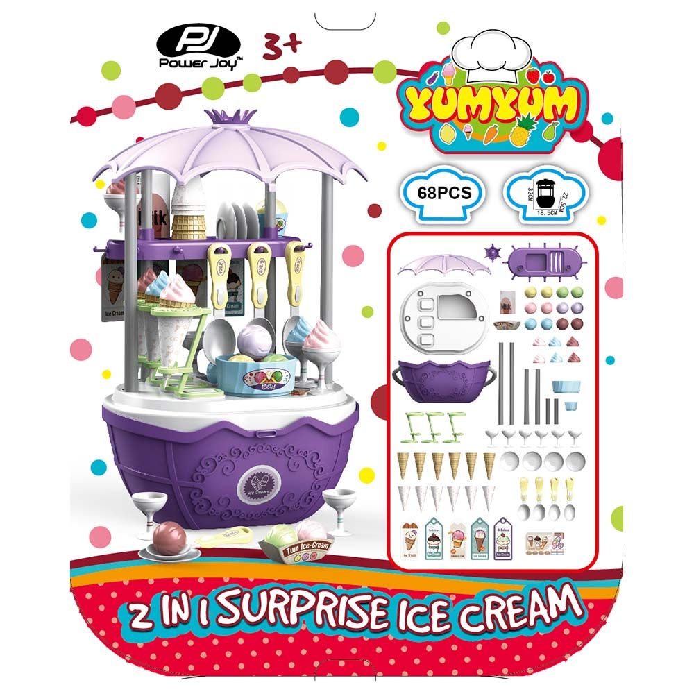 Power Joy - 2-in-1 Yumyum Surprise Icecream Playset