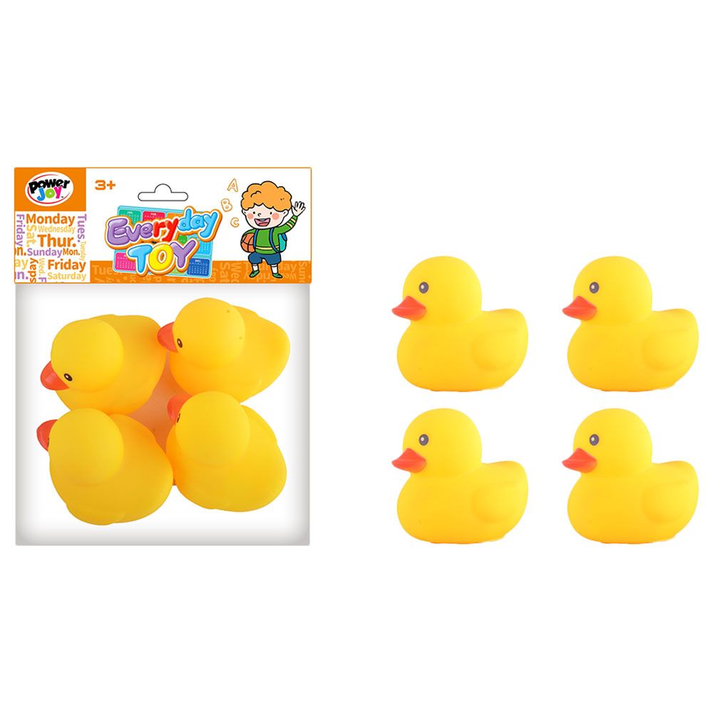 Power Joy - Everyday Toy Duck Floating 4pcs