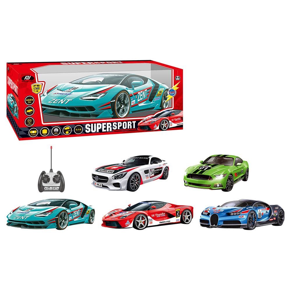 Power Joy - RC Super Sport 1/14 Car - Assorted 1pc