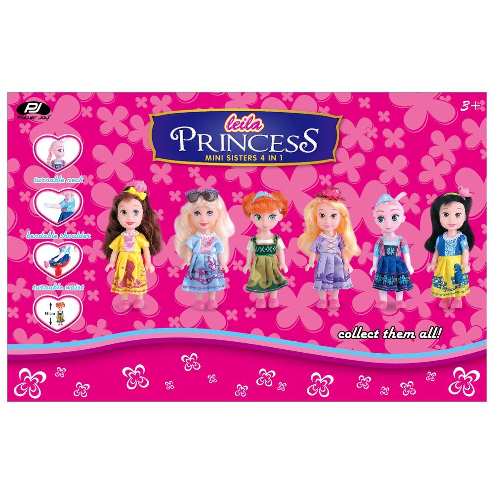 Power Joy - Leila Princess Mini Sisters 4-in-1